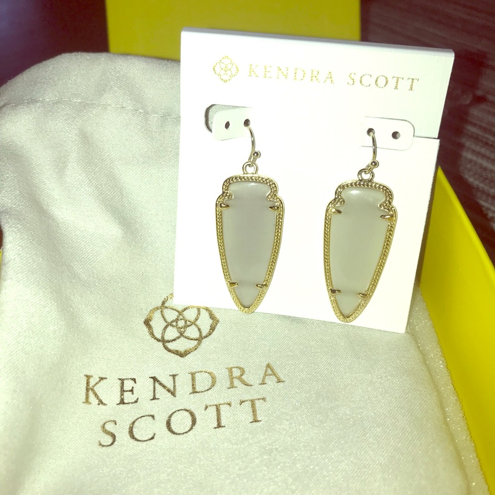 Kendra Scott Skylar Earrings in Slate Grey